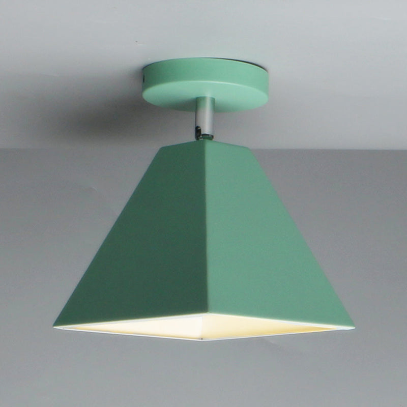 Trapezoide Flush Light 1 Light Metal Modern Flush Mtero Aftea del soffitto