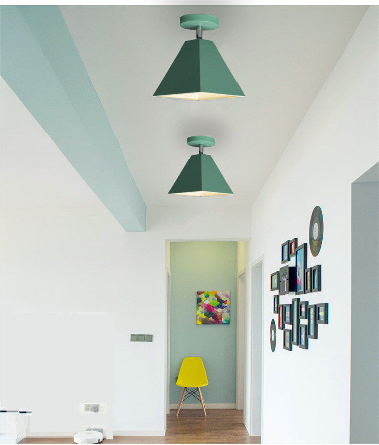 Trapezoid spoellicht 1 licht metaal moderne spoelbevestiging plafond verlichtingsarmaturen