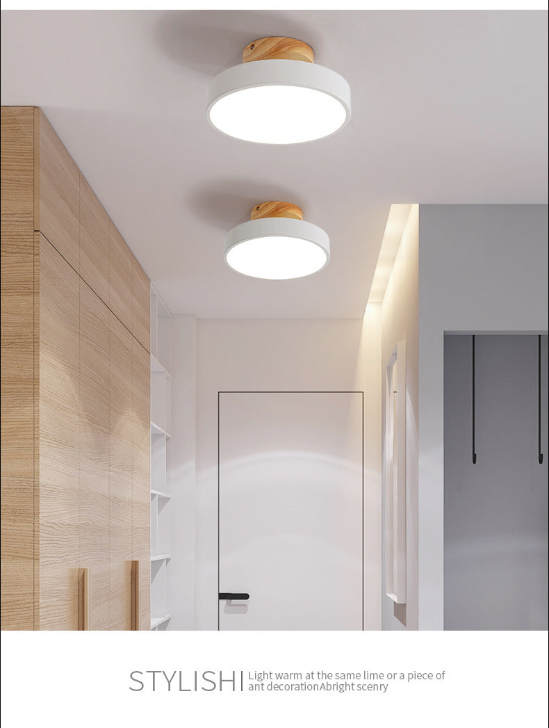 Round Flush Mount plafondlamp Minimalistische acryl plafondbevestiging kroonluchter voor slaapkamer