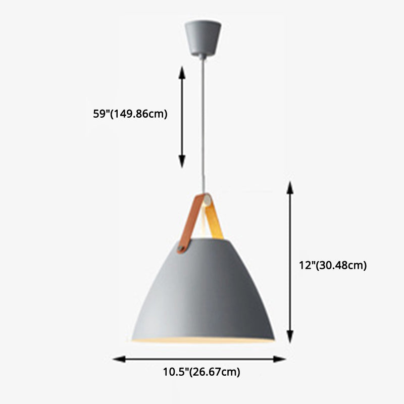 Conical Pendant Lighting Fixture Minimalist Metal Hanging Pendant Lamp for Dinning Room