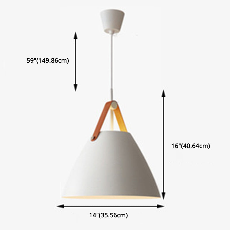 Conical Pendant Lighting Fixture Minimalist Metal Hanging Pendant Lamp for Dinning Room