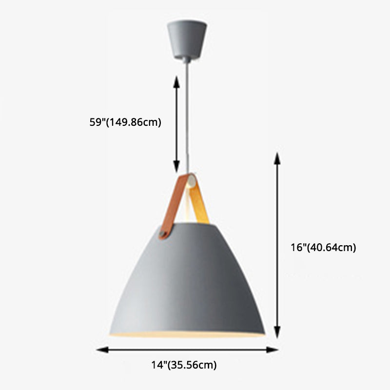 Conical Pendant Lighting Fixture Minimalist Metal Hanging Pendant Lamp for Dinning Room