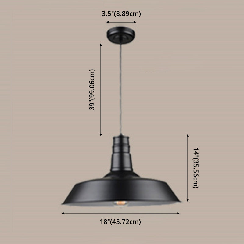 Schattierte Anhänger Beleuchtungsanlage Industrial Style Metal Essraum Hängende Leuchte