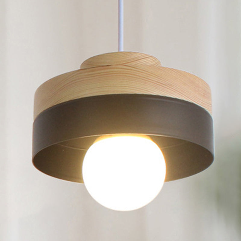 Lampada sospesa in legno Lampada a sospensione contemporanea Luce per sala da pranzo