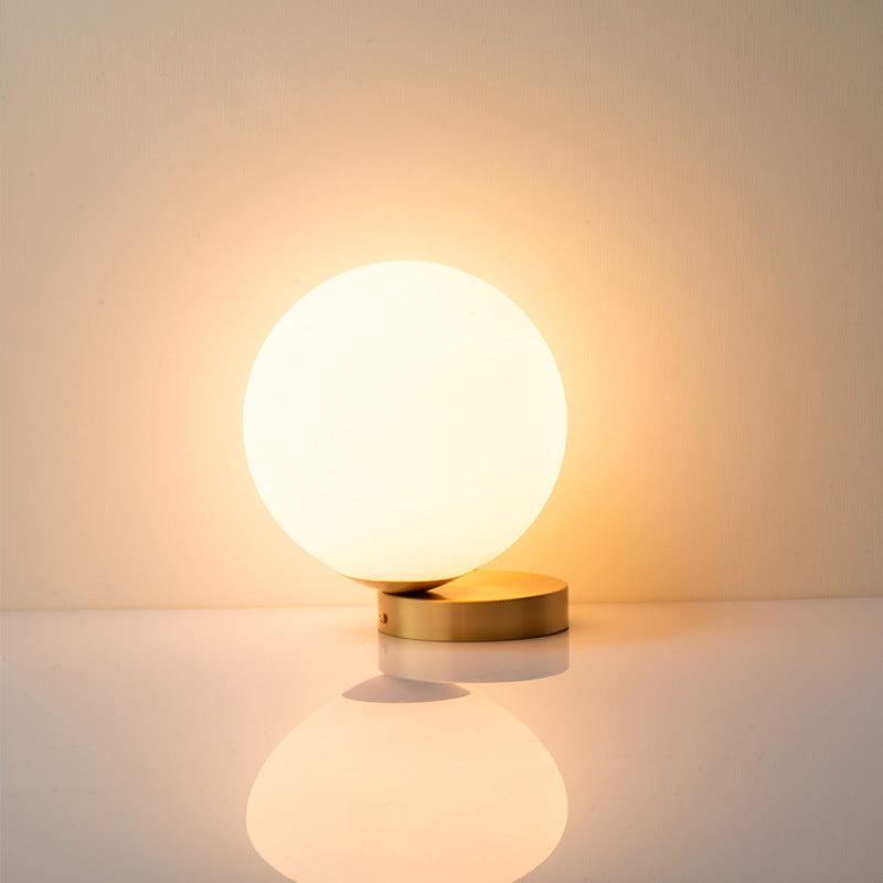 Glazen ronde plafondspoeling Mount Licht Simplistic Style plafondlamp in het wit in het wit