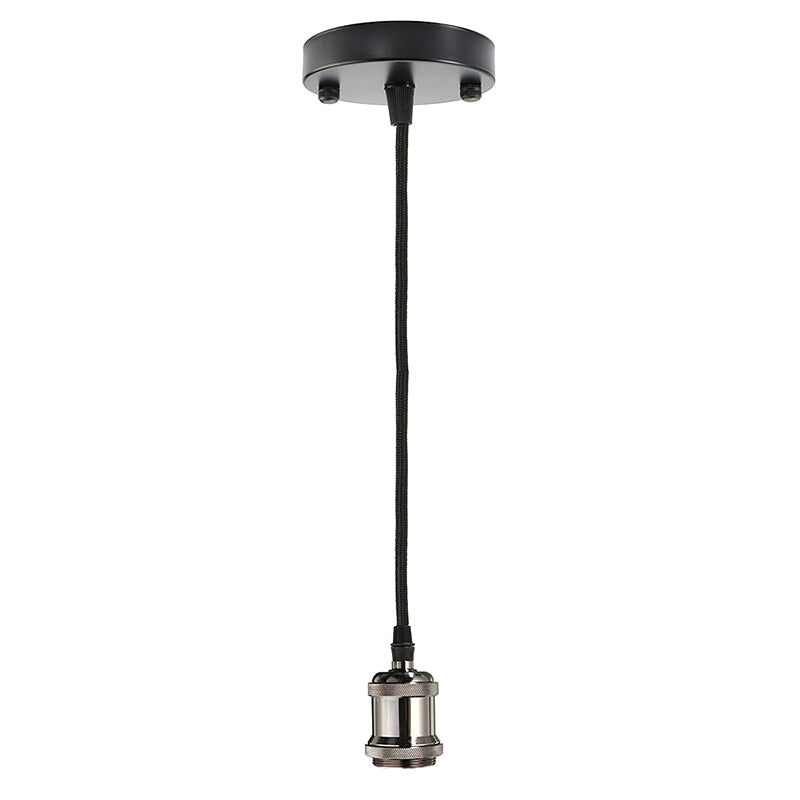 Kupfer Mini Hanging Light Industrial Style Bare Lampe Schlafzimmer Anhängerlampe mit 39 -Zoll -Webdraht