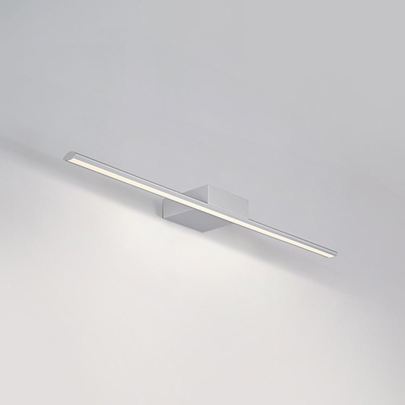 Lámpara de tocador nórdico simplicidad moderna de espejo led montado en la pared frontal para baño