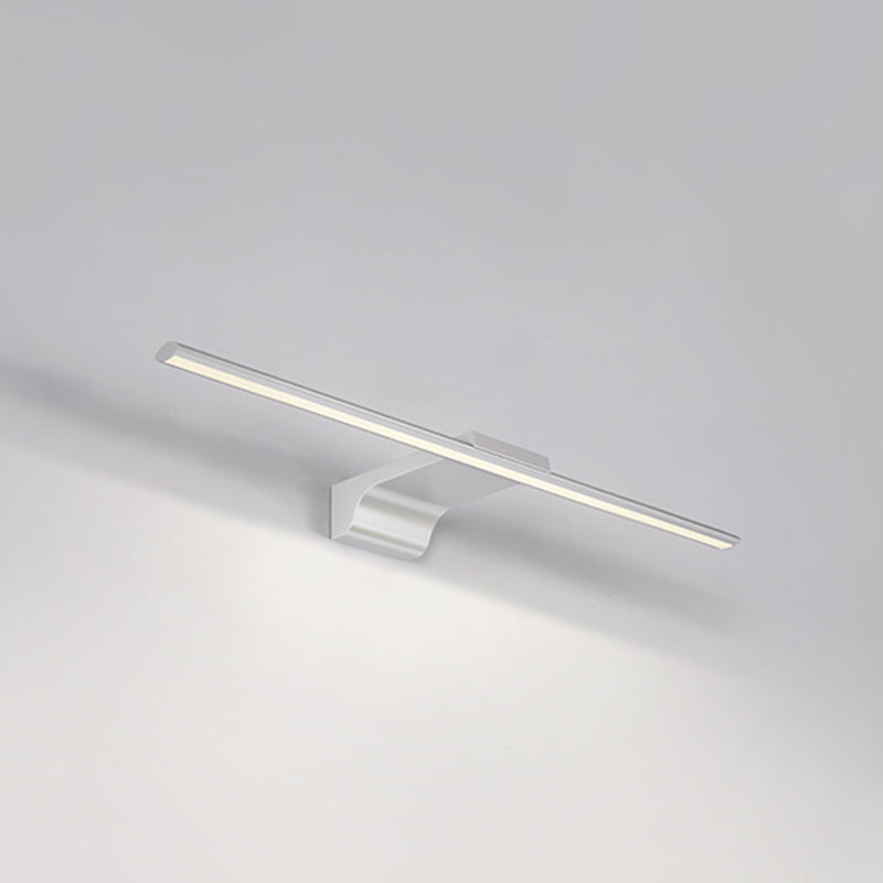 Lámpara de tocador nórdico simplicidad moderna de espejo led montado en la pared frontal para baño