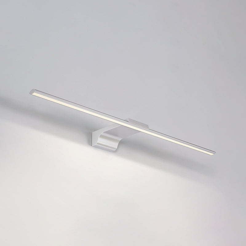 Lámpara de tocador nórdico simplicidad moderna de espejo led montado en la pared frontal para baño