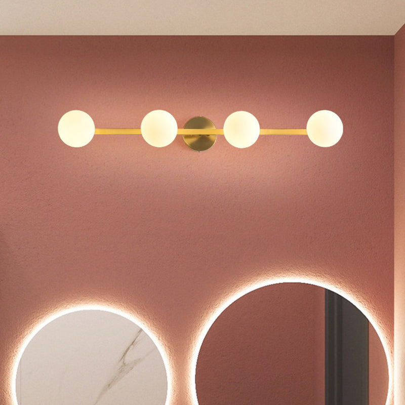 Luces de pared de tocador personalizado luces de tocador de metal LED modernas para el baño