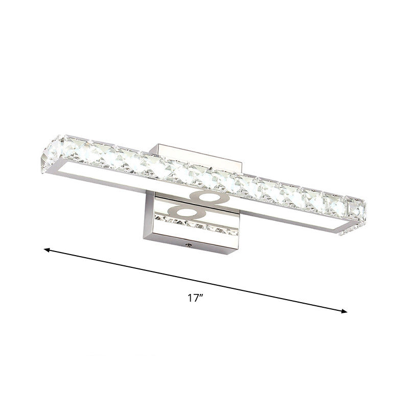 Lámpara de pared de baño LED de estilo de pared de tocador de tocador de tocador de rectáneo