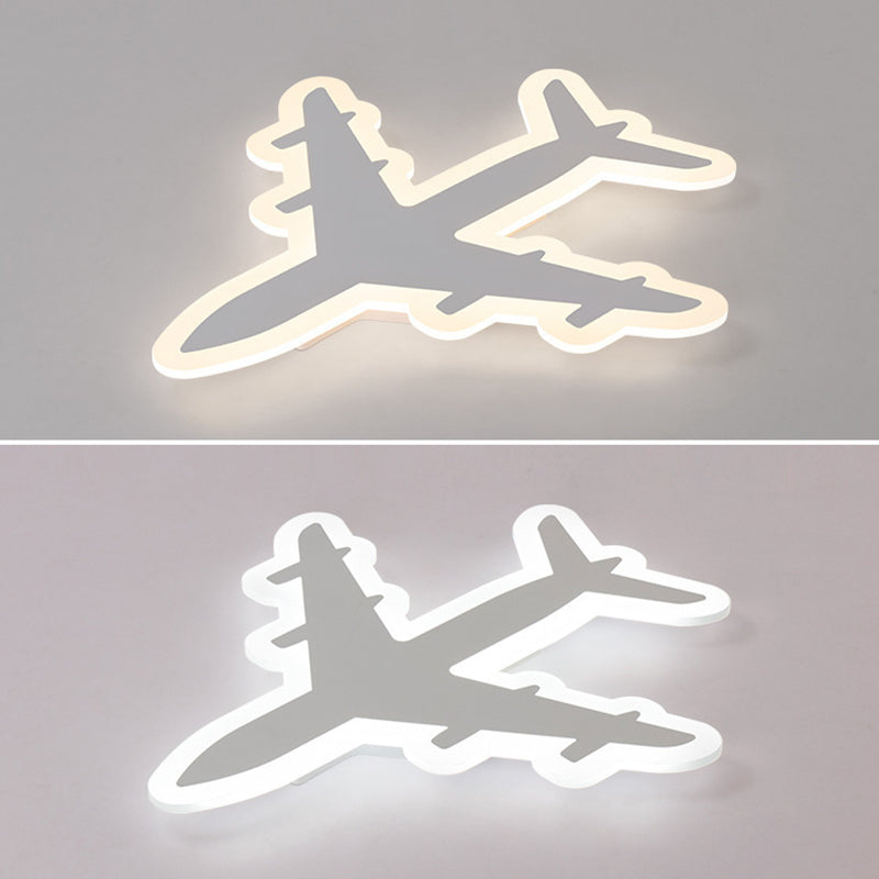 Blanc avion encastré luminaire minimaliste LED acrylique plafonnier