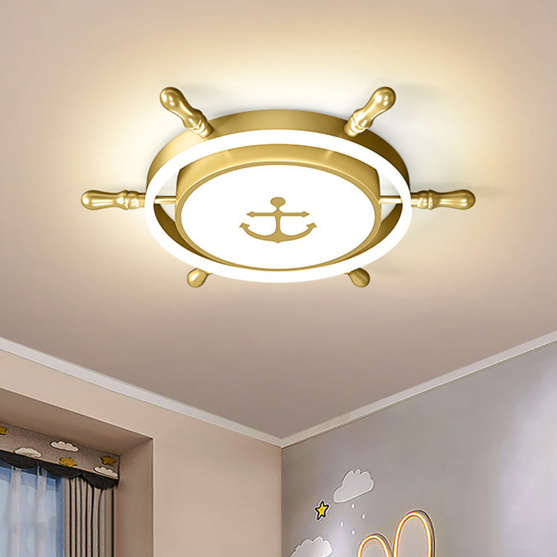 Creative Cartoon Surface Mounted Ceiling Light Kids Acrylic LED Flush Light for Bedroom