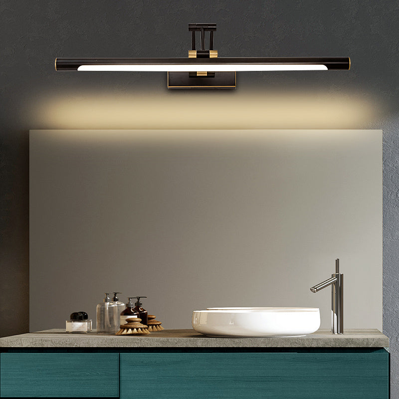 Light Style extravagant Armed Linear Vanity Light Copper Single Vanity Light