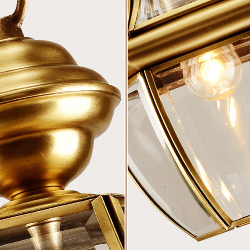 Lampada sospesa lanterna tradizionale Brass Brass Suspended Lighting Apparecchio