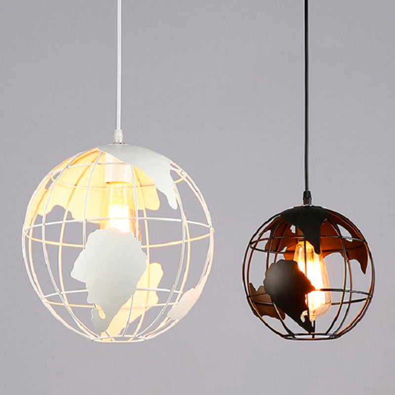 Globe Metal suspendant Light Light Modern Style Pendant Lighting pour chambre à coucher