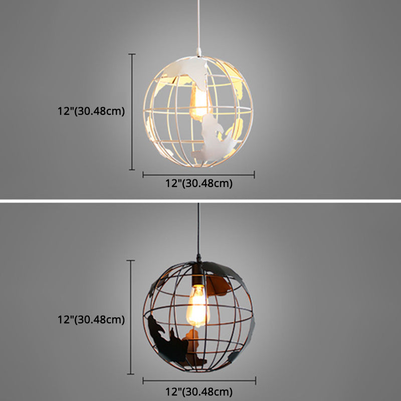 Globe Metal suspendant Light Light Modern Style Pendant Lighting pour chambre à coucher