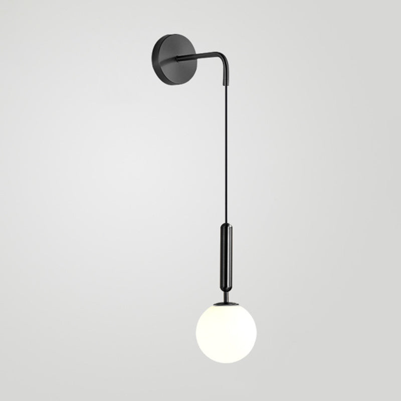 Moderne metalen wandverlichting SCONCE BALL GLASS TADE Wandlamp met hangende draad