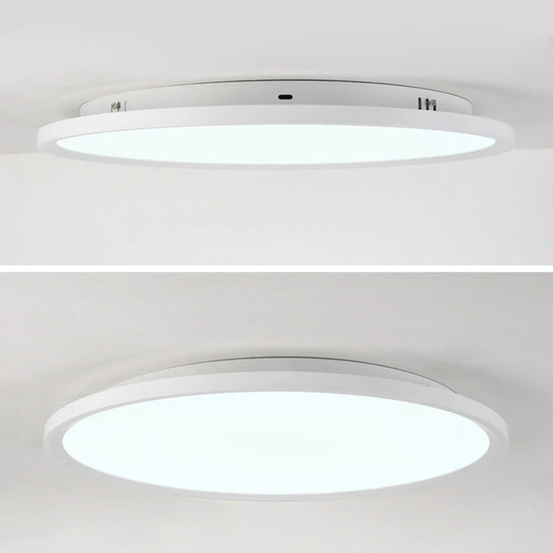 Plafonnier LED rond de Style minimaliste nordique, Design Ultra fin, luminaire encastré pour chambre à coucher, salle d'étude