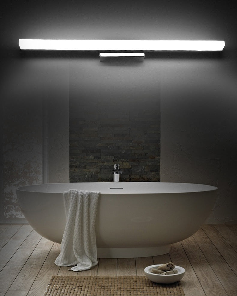 Rectángulo LED Baño Baño Mural Splique Simple Tocador de tocador impermeable para tocador para tocador