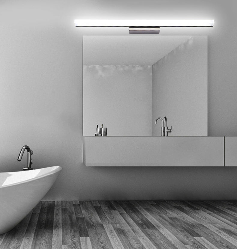 Rectángulo LED Baño Baño Mural Splique Simple Tocador de tocador impermeable para tocador para tocador