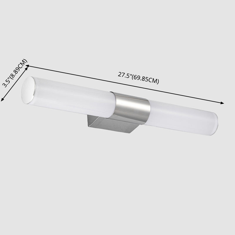 Luz de tocador de baños cilindro led tocador de tocador Luz para gabinete de espejo