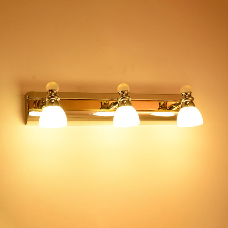 Luces de tocador de baño contemporáneo Down Lighting Tocador de tocador Luz de pared con sombra acrílica