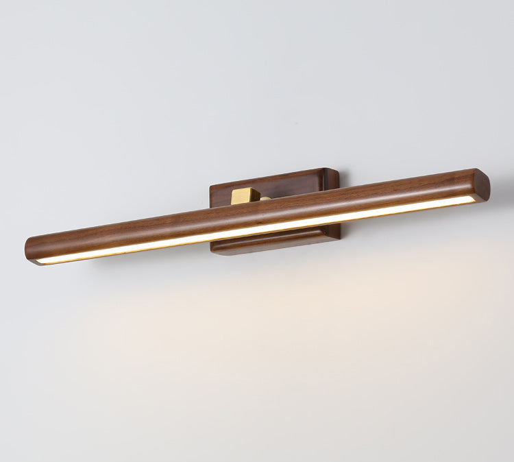 Minimalist Style Vanity Light Bar Walnut Led Vanity Mirror Lights for Dressing Table