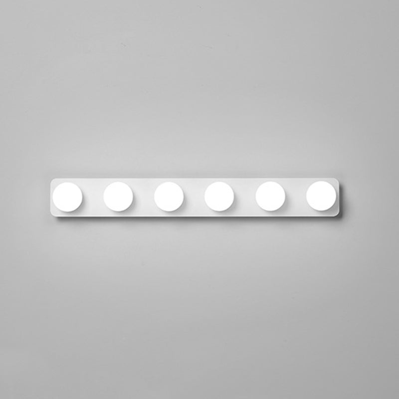 Moderno simple Mirror de tocador Bola LED LED Tono acrílico Ideas de iluminación de tocador de baño