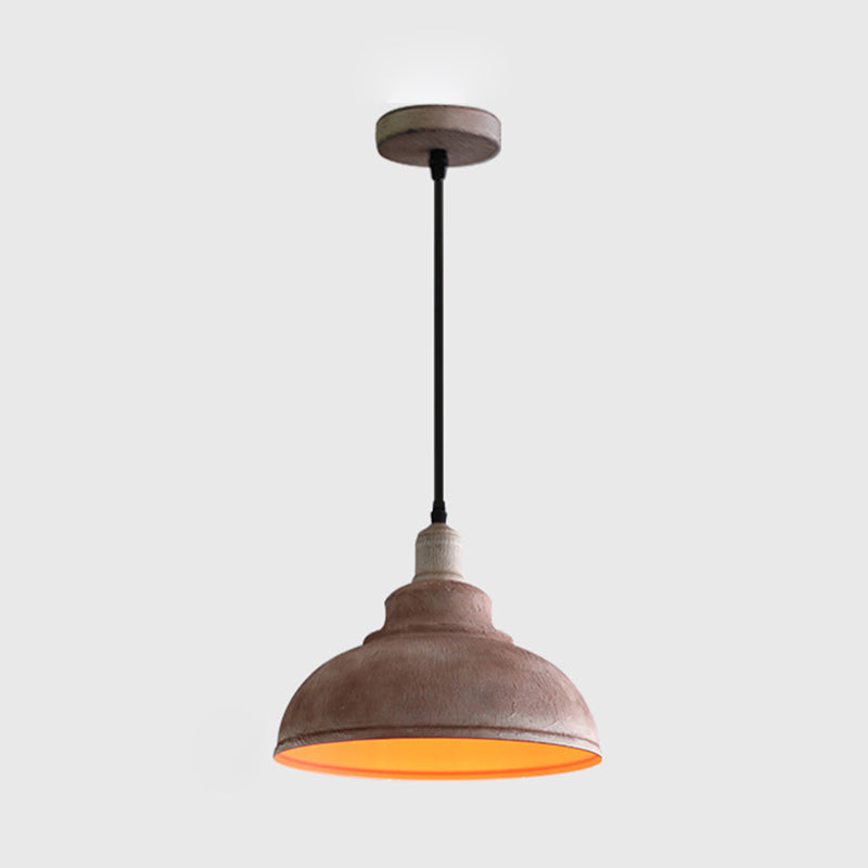 1 lichte hanglamp industriële retro koepel schaduw metalen hangende lamp voor eetkamer