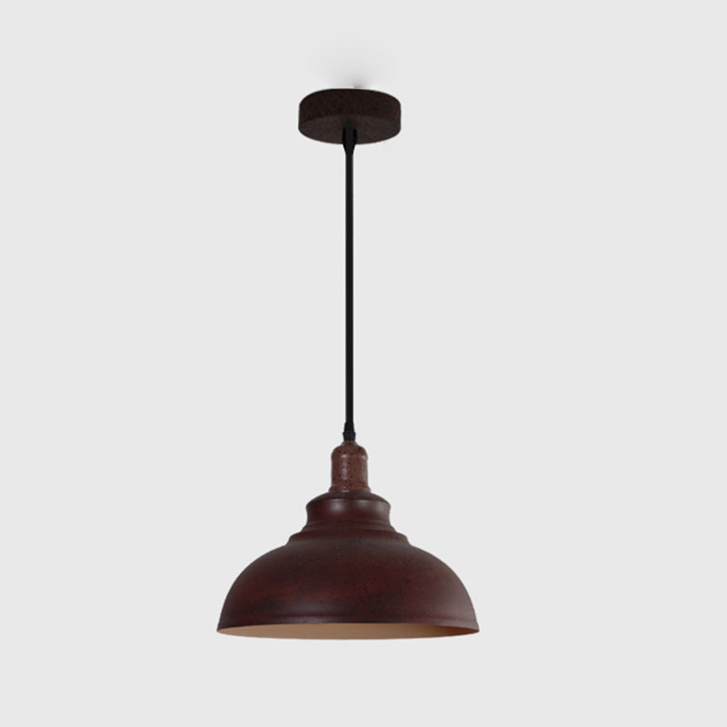 1 lichte hanglamp industriële retro koepel schaduw metalen hangende lamp voor eetkamer