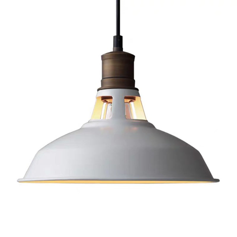 Lampada a sospensione del fienile in metallo in metallo a 1 luce Vintage Vintage Industrial Commercial Servent Lighting