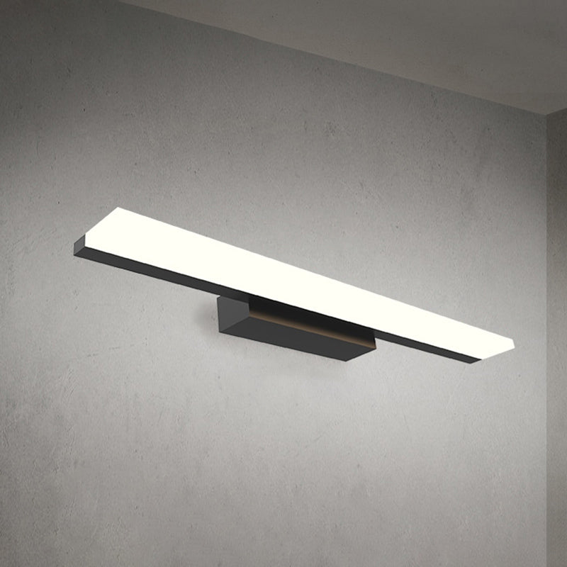 Linear LED Vanity Lamp Modern Minimalist Style Acrylic Single Vanity Light