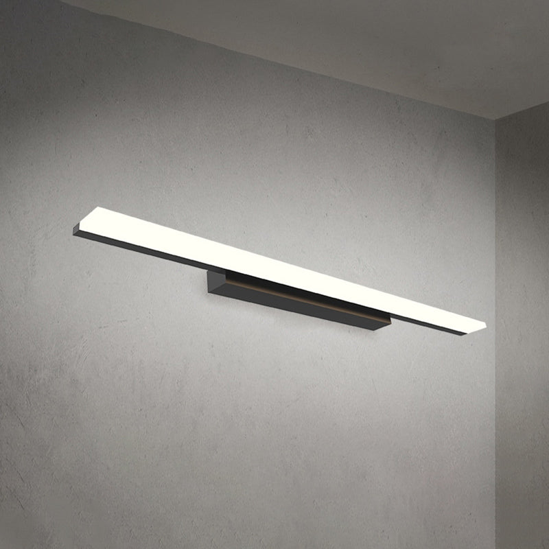 Linear LED Vanity Lamp Modern Minimalist Style Acrylic Single Vanity Light