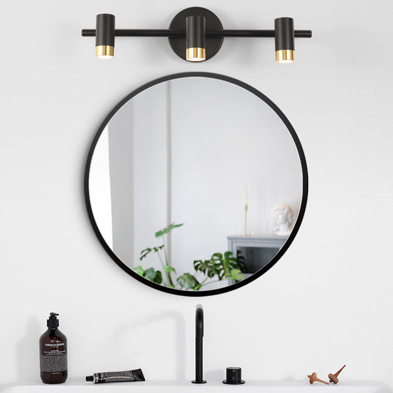 Cylinder Vanity Mirror Lights Nordic Light Luxury Style Metal Vanity Lamp