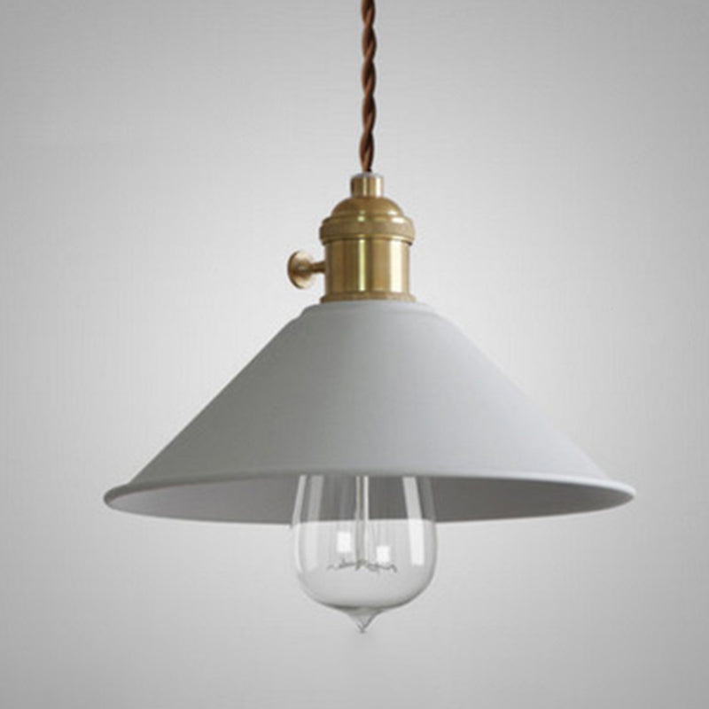 Metall verjüngte hängende hängende leichte nordische moderne Style 1 Light Restaurant Decke Anhängerlampe