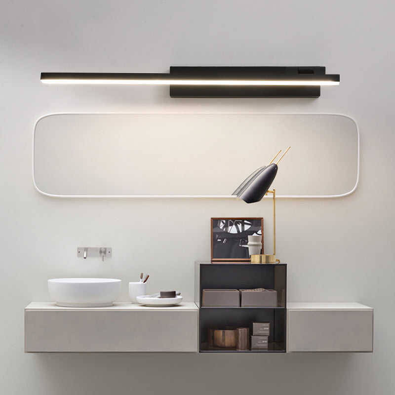 Linear LED Vanity Lamp Modern Minimalist Style Acrylic Single Vanity Light