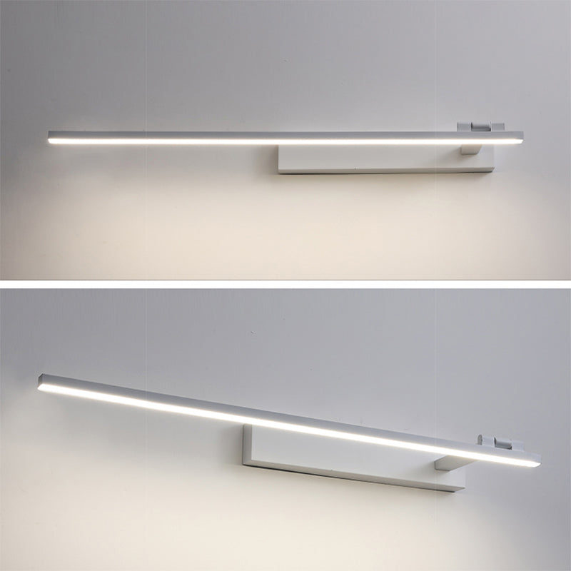 Linear LED Vanity Lamp Modern Minimalist Style Acrylic Single Vanity Light