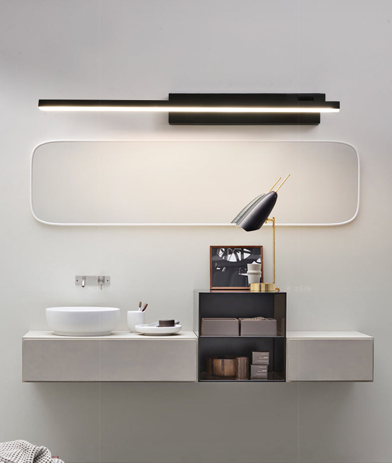 Linear LED Vanity Lamp Modern Minimalist Style Acrylic Single Vanity Light