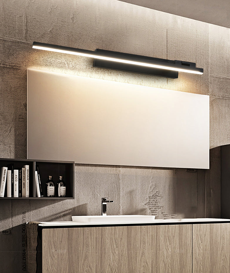 Linear LED Vanity Lamp Modern Minimalist Style Acrylic Single Vanity Light