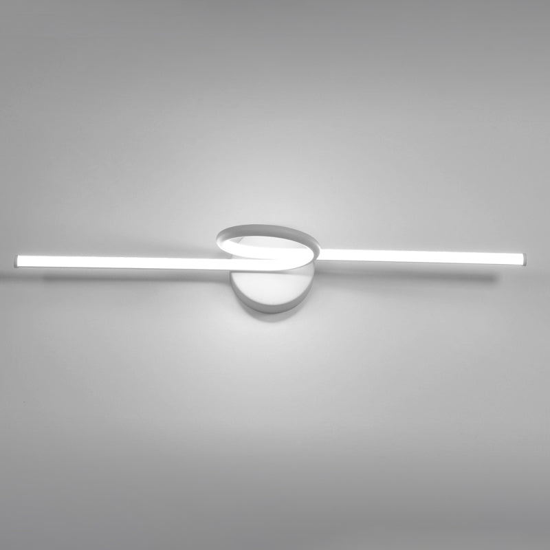 Lineare Waschtischleuchte Nordic Minimalist Style Metal Ein Eitelkeitslicht