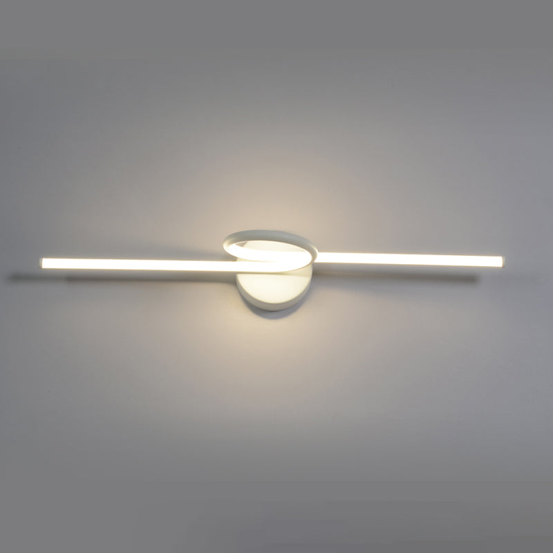 Lineare Waschtischleuchte Nordic Minimalist Style Metal Ein Eitelkeitslicht