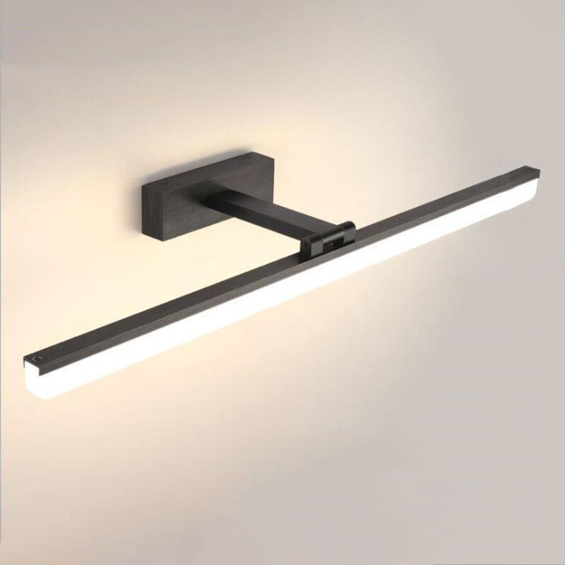 Accesorios de iluminación de tocador lineal luces de tocador de plástico modernas de estilo minimalista