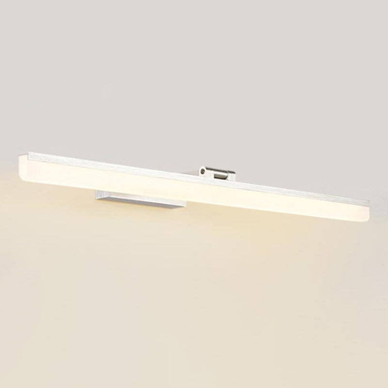 Accesorios de iluminación de tocador lineal luces de tocador de plástico modernas de estilo minimalista