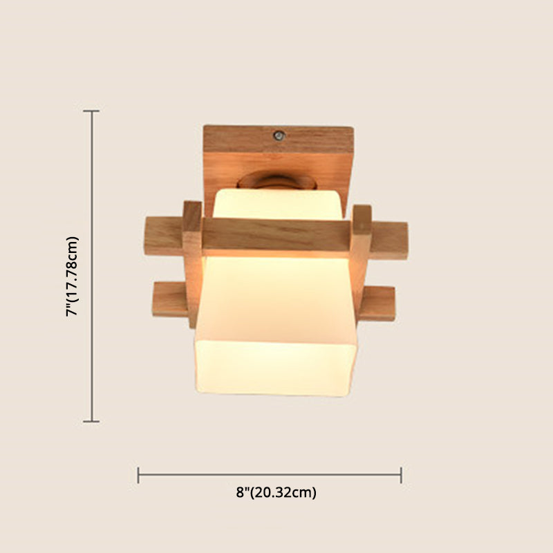 Decorazione del portico interno semifulò illuminazione moderna in legno in legno semifulò il lampadario