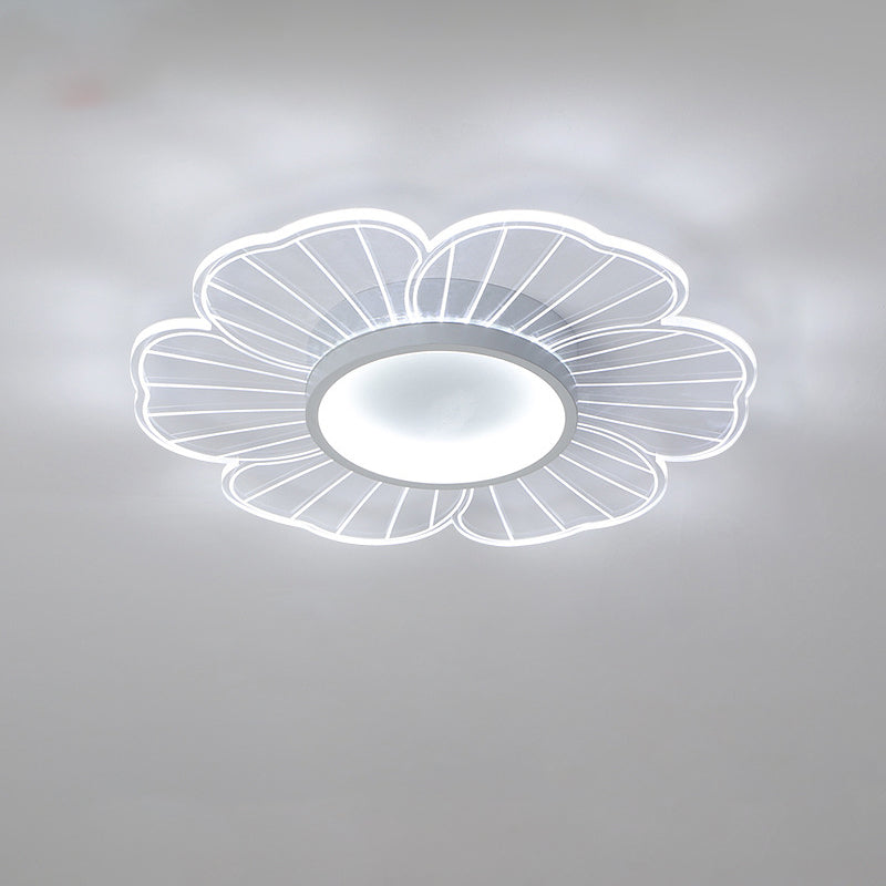 Transparante streep spoel plafondlicht acryl LED -bloemplafond verlichtingsarmatuur voor slaapkamer