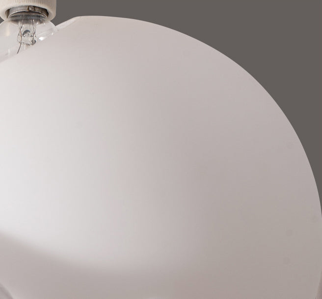 Moderno de oro Semi Flush Mount Light White Globe Globe Techo de techo de altura para dormitorio