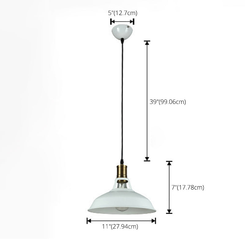 Industrial Painted Hanging Pendant Light Metal Hanging Ceiling Light for Restaurant