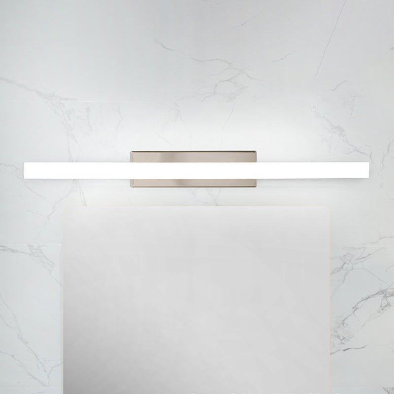 Moderner minimalistischer Stil Lineare Waschtischbeleuchtung Edelstahl Waschtisch -Jungtiere