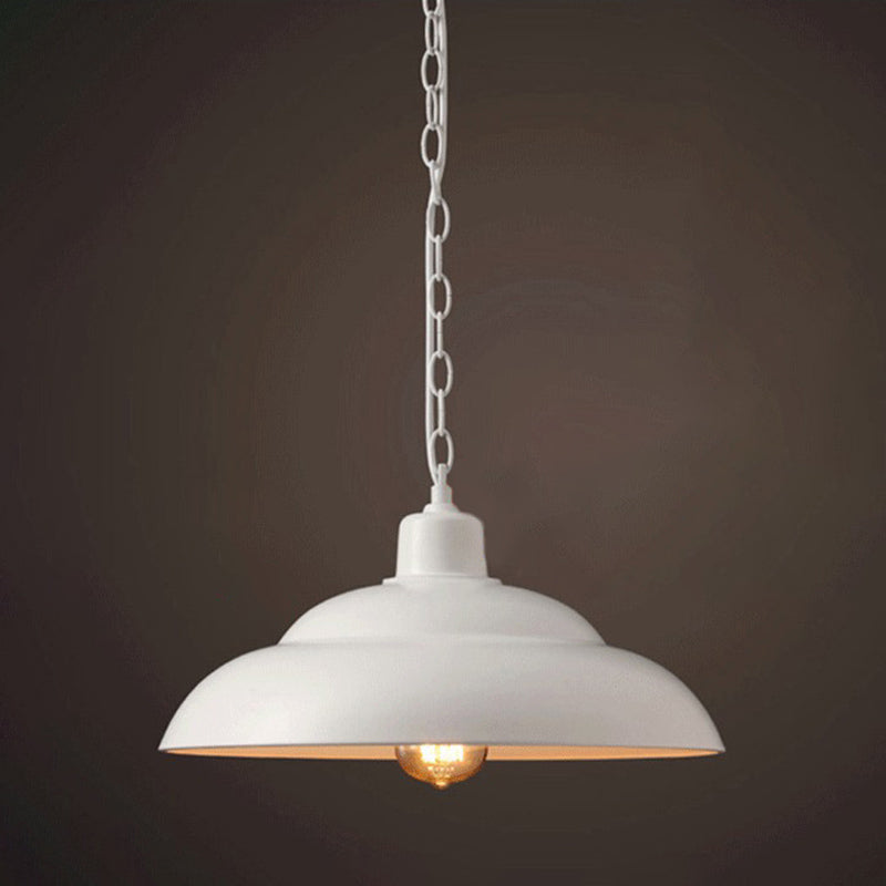 Lacquered Hanging Ceiling Light Industrial Metal Restaurant Pendant Light Fixture